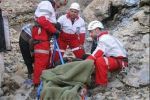 نجات یک کوهنورد در ارتفاعات «دشتی»