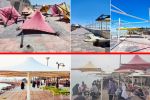 توضیحات شهردار درباره تخریب سایه‌بان کافه‌های ساحل بوشهر