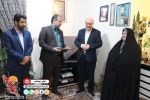 دیدار مشاور وزیر صمت و هماهنگ کننده امور ایثارگران با خانواده شهید 